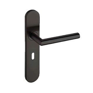 black door handle